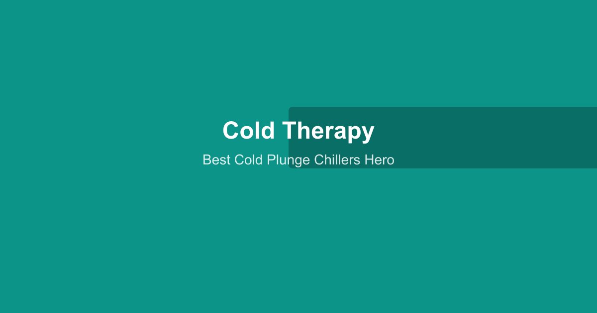 Cold plunge chiller unit connected to a cold plunge tub