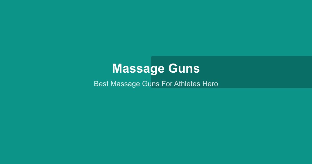 Athlete using a massage gun on a quad muscle after training