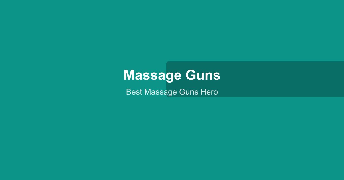 Selection of massage guns from different brands arranged on a gym bench