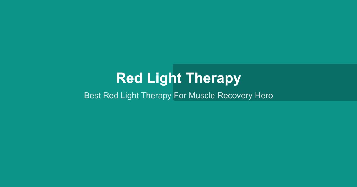 Athlete using a red light therapy panel for post-workout muscle recovery