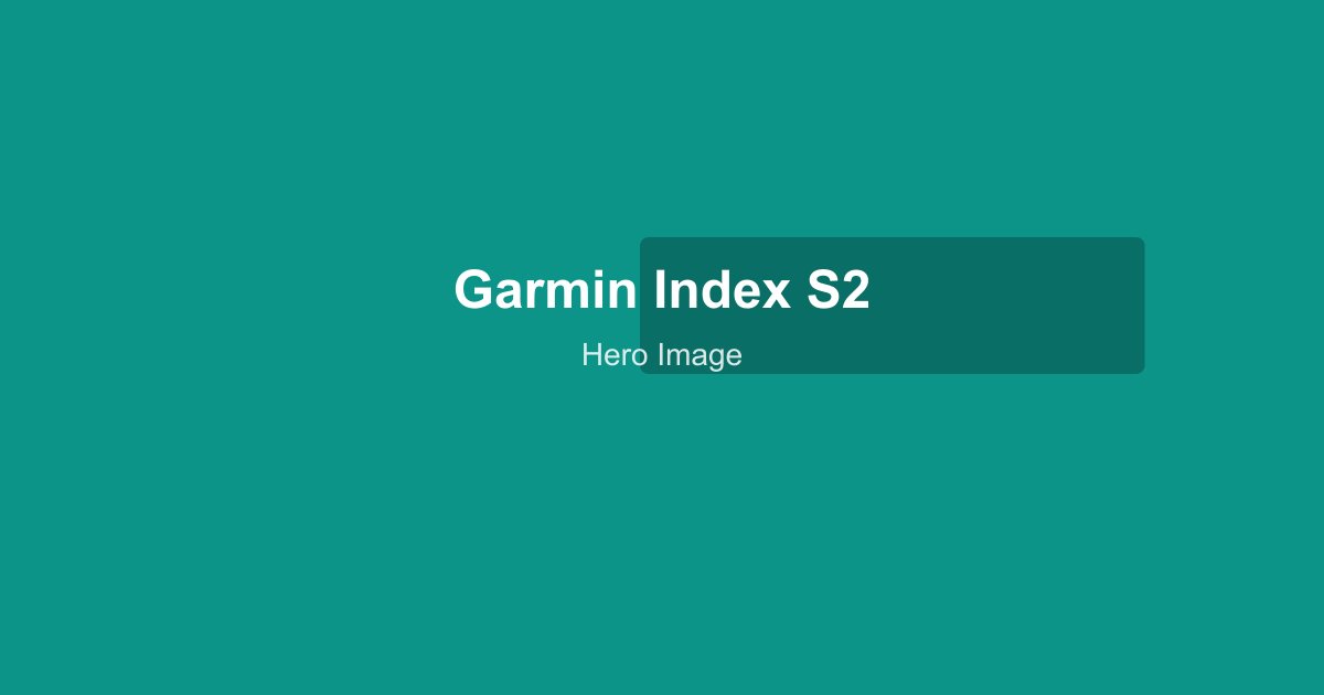 Garmin Index S2 smart scale with Garmin Connect app on a smartphone