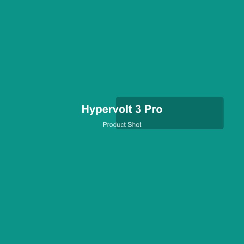 Hyperice Hypervolt 3 Pro massage gun in black