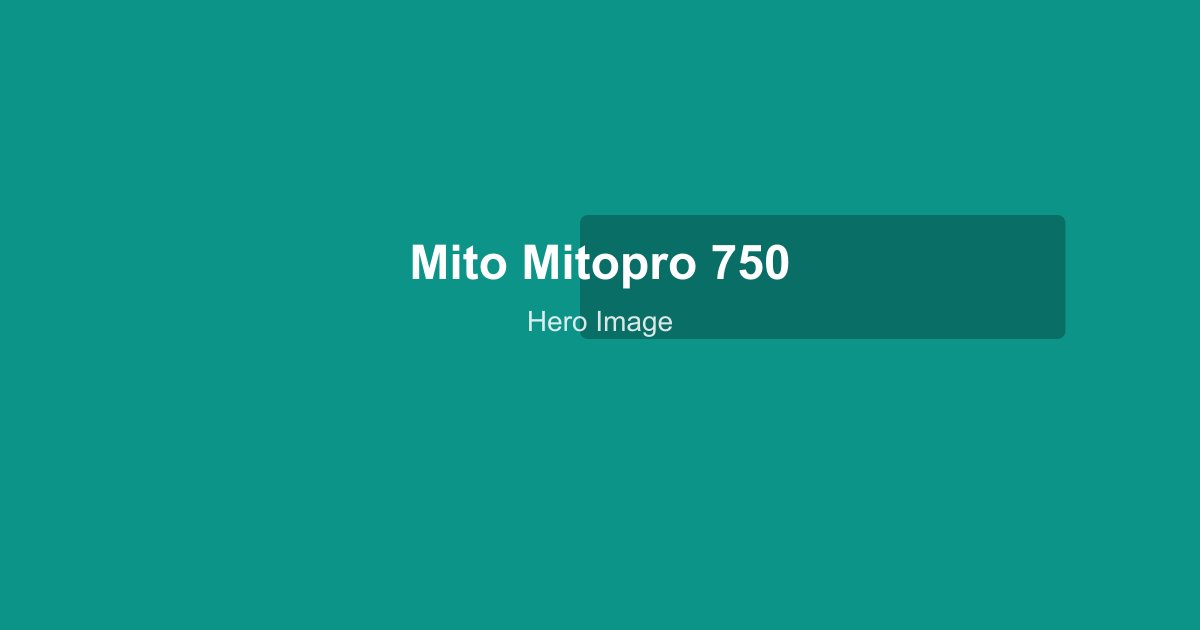 Mito Red MitoPRO 750 panel in home use setting