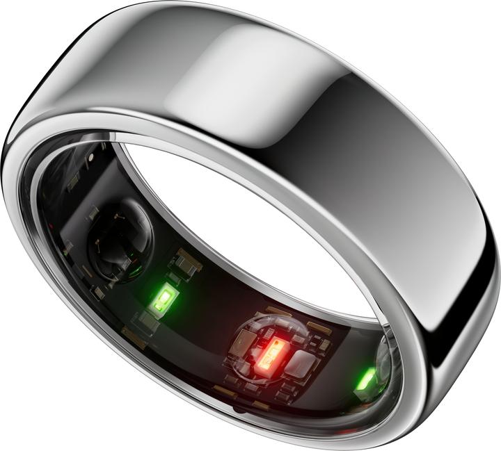 Oura Ring titanium build and sensor surface