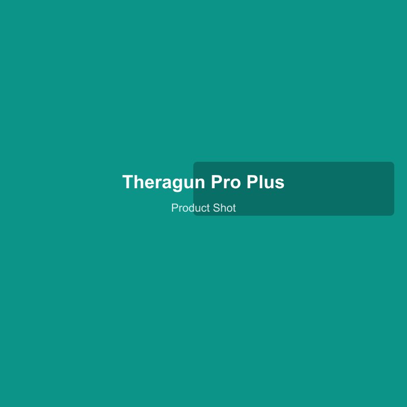 Theragun Pro Plus being used on back muscles