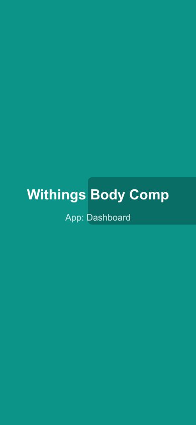 Withings Health Mate app dashboard