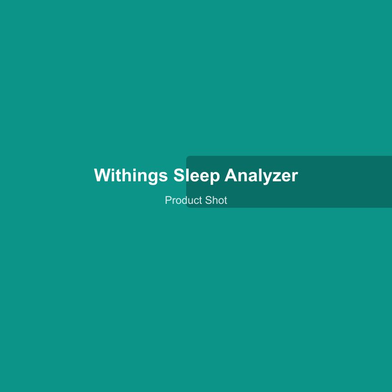 Withings Sleep Analyzer mat shown under a mattress edge
